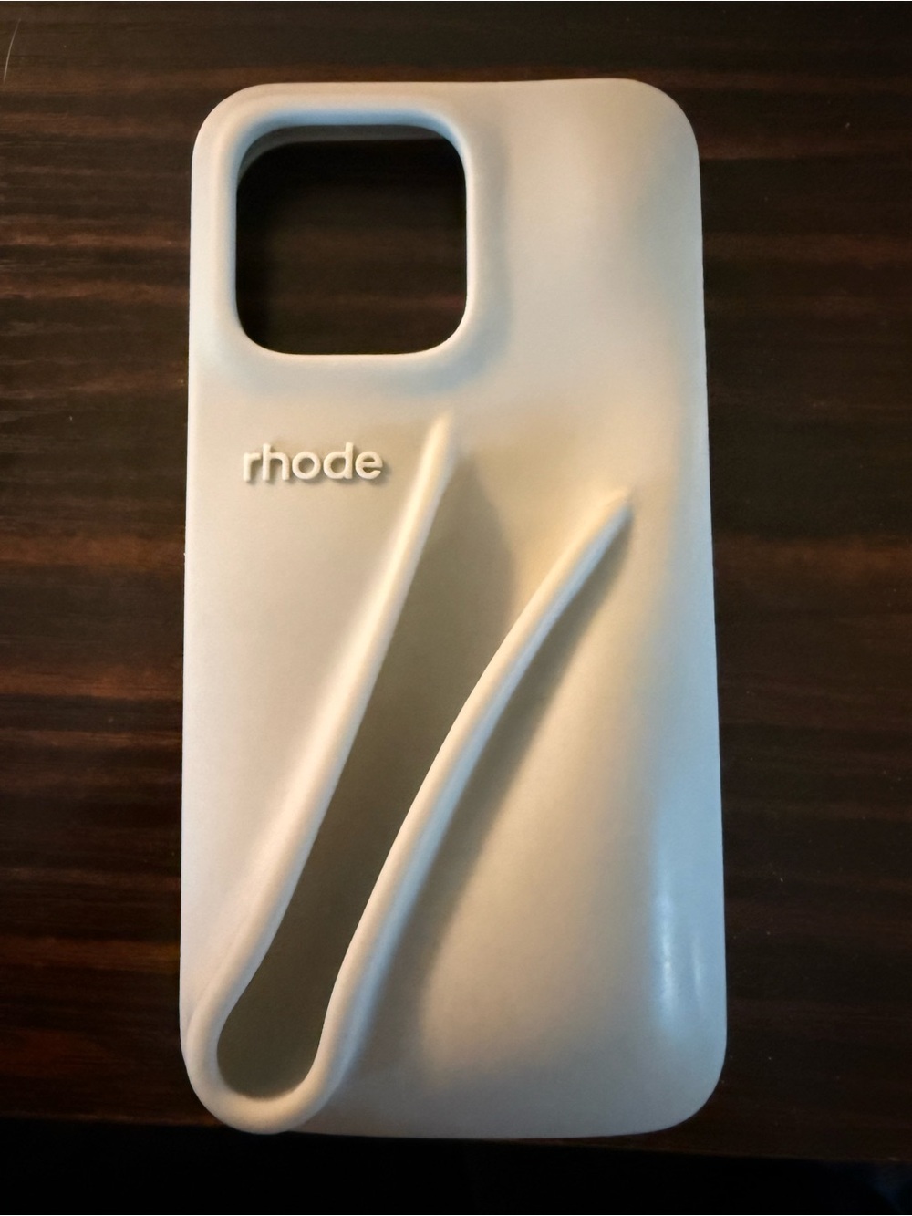 RHODE White iPhone Case with Integrated Loop Grip